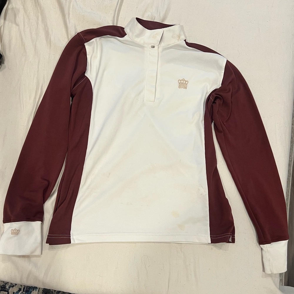 George Morris show shirt, size S